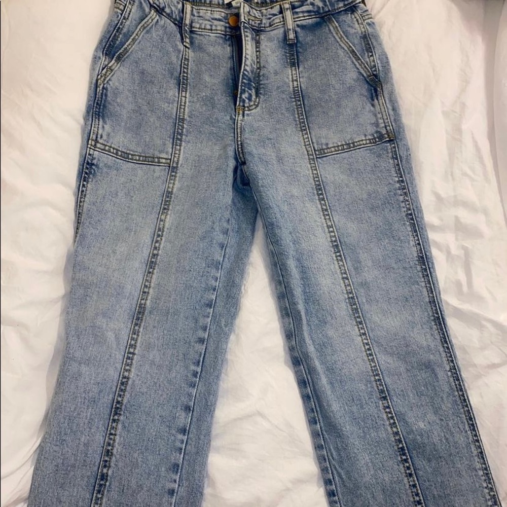 target light wash jeans